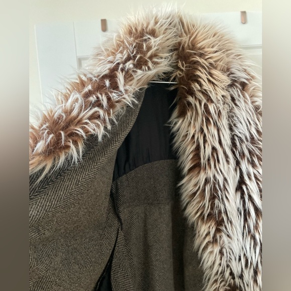 Vivienne Westwood  Anglomania fur tweed coat. - Picture 3 of 6